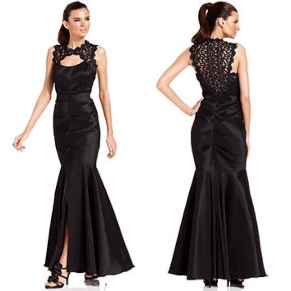 Xscape Dresses & Skirts - Black Lace Mermaid Style Formal Gown